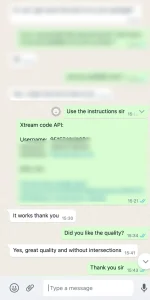 WhatsApp support