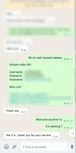 WhatsApp support